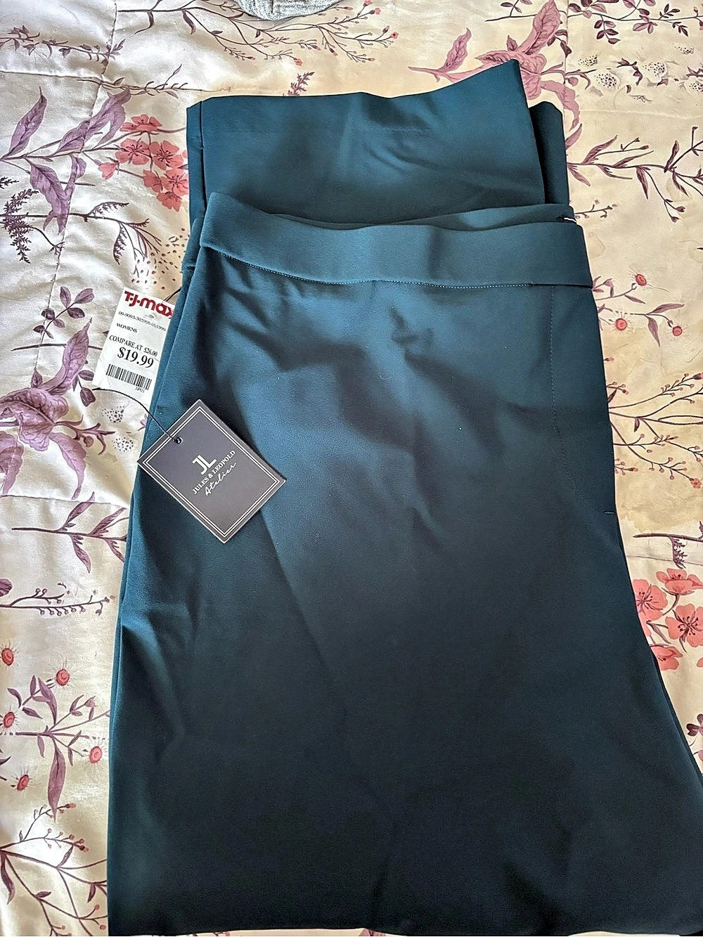 Jules and Leopold dress pants in teal